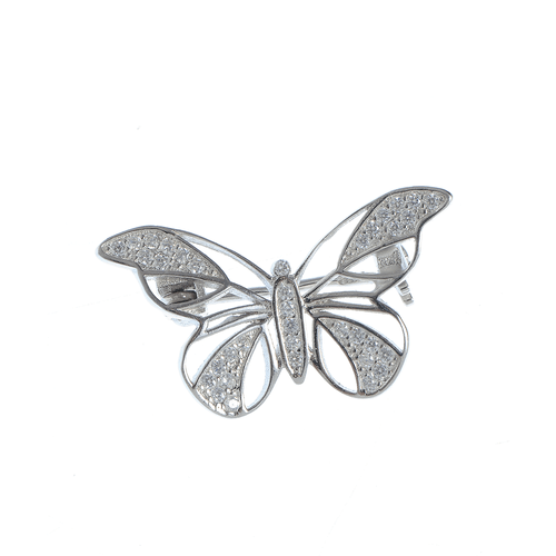 Meli Melo Brosa fluture argint