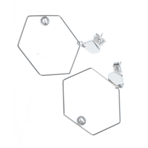 Cercei otel, forme hexagonale