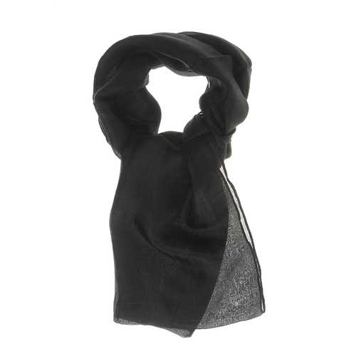 Esarfa neagra, matase naturala