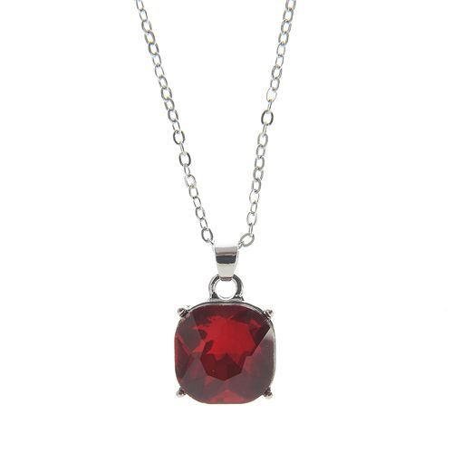 Colier, piatra rosie - colier, piatra rosie