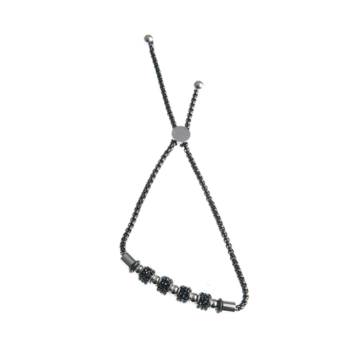 Bratara masculina fermecatoare, neagra