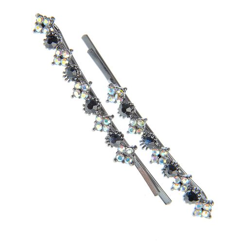 Set 2 agrafe par, cu pietricele