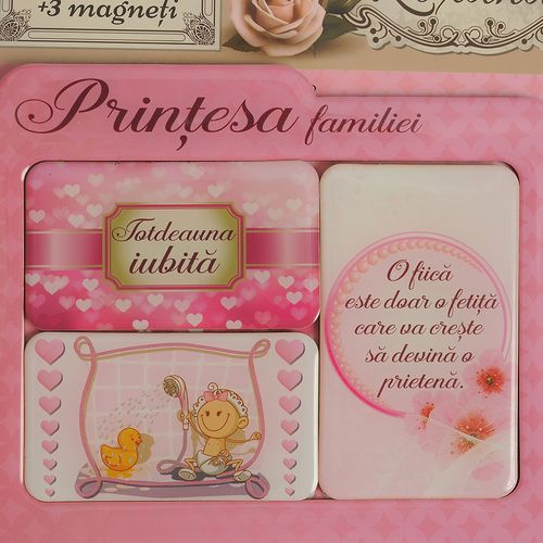 Rama foto magnetica, printesa familiei