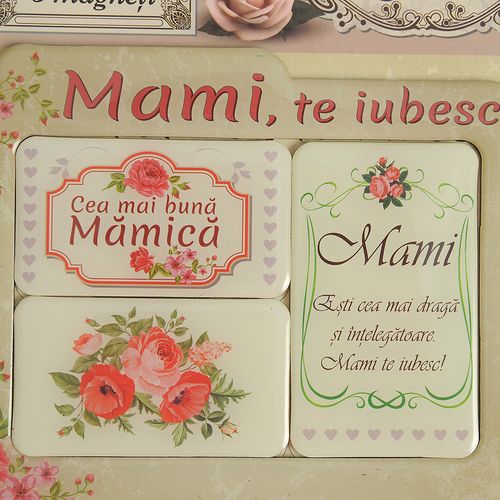 Rama foto magnetica, mami, te iubesc