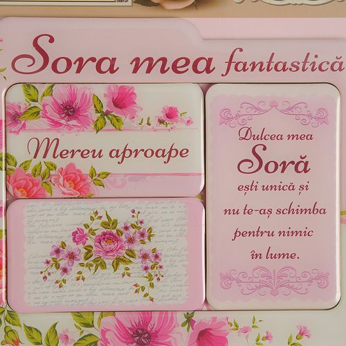 Rama foto magnetica, sora mea