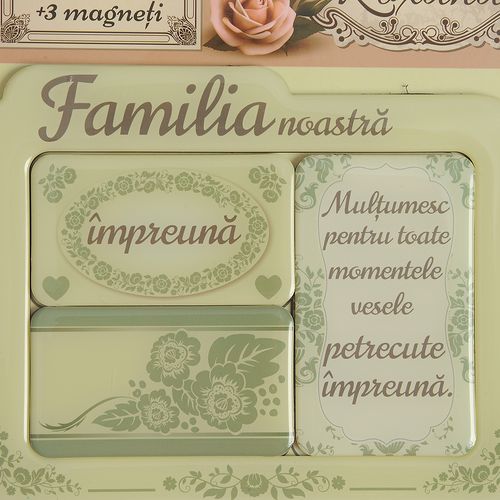 Rama foto magnetica, familia noastra