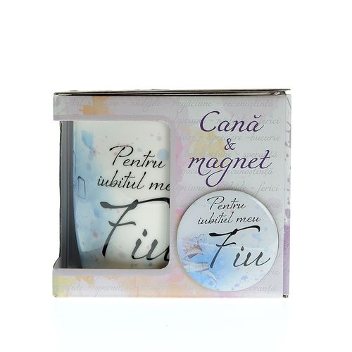 Cana si magnet, cadou pentru fiu