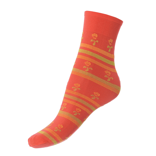 Sosete orange, subtiri, tip dres