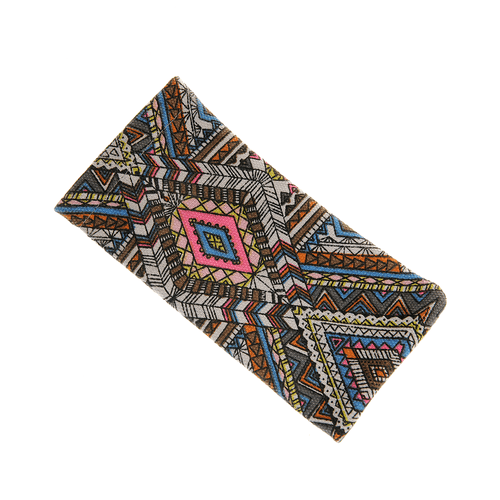 Etui flexibil, imprimeu geometric