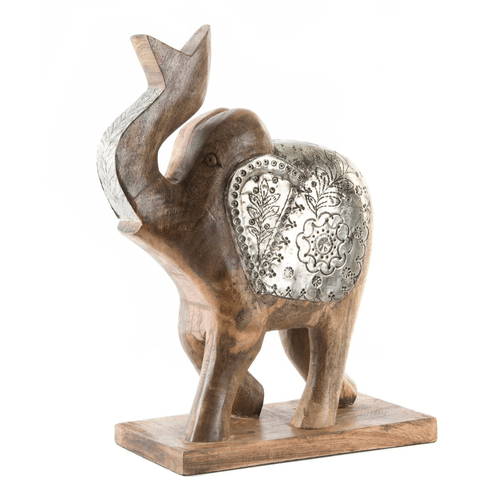 Statueta de lemn, elefant