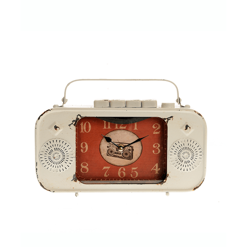 Ceas retro, radio stilizat