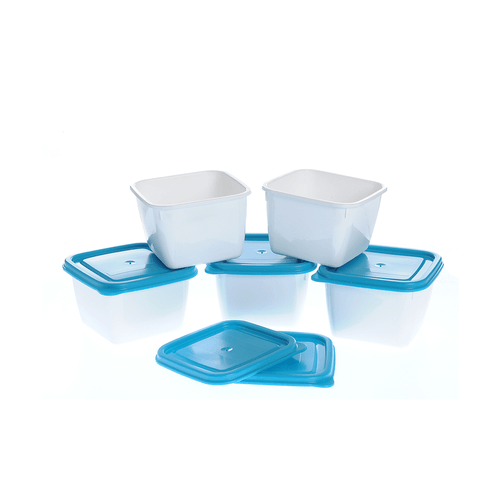 Set 5 cutii depozitare alimente