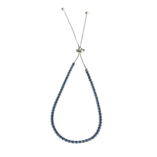 Bratara argint, cu pietre bleumarin