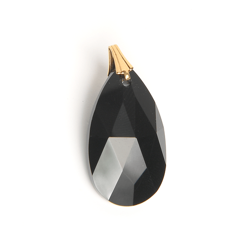 Pandantiv negru cu elemente swarovski