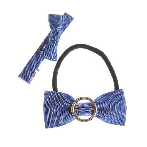 Set 2 accesorii par, denim