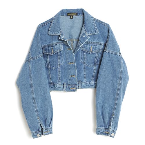 Jacheta denim, scurta