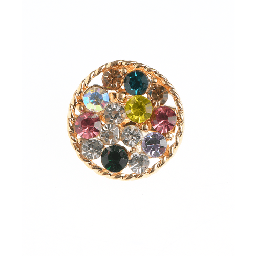 Meli Melo Brosa multicolora, rotunda