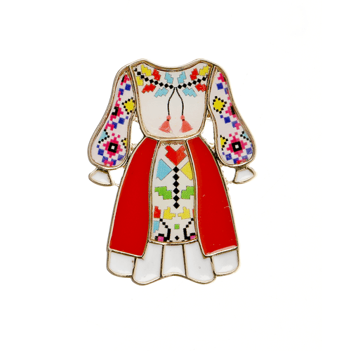 Brosa, costum popular feminin