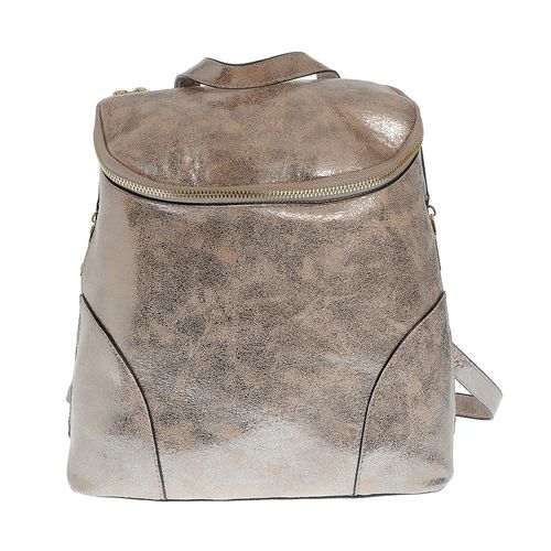 Rucsac auriu, buzunare laterale