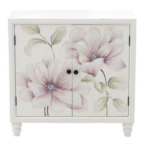 Dulap cu usi, decor floral