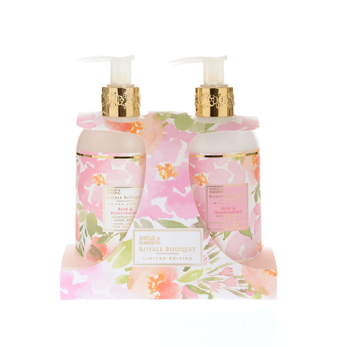 Set cosmetice trandafir si caprifoi, royale bouquet