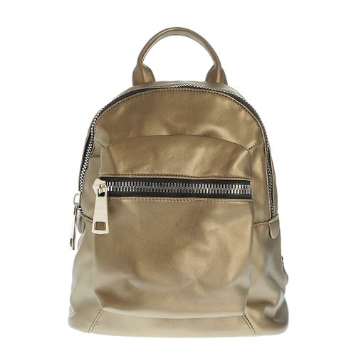 Rucsac taupe, cu fermoare oversize