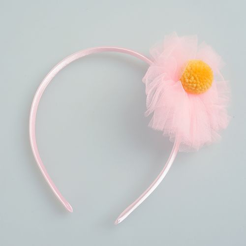 Bentita pentru fetite, cu floare roz