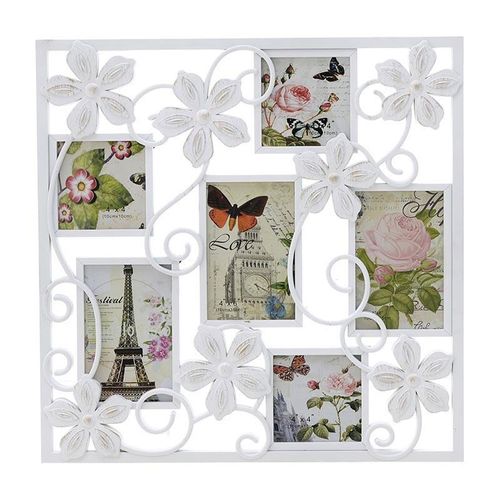 Colaj 6 pozitii, decor floral