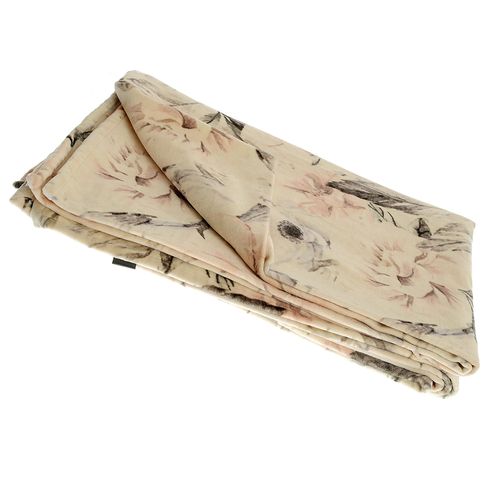 Patura din bumbac, imprimeu floral