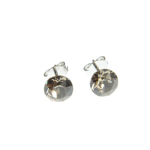 Cercei cu cristal swarovski gri