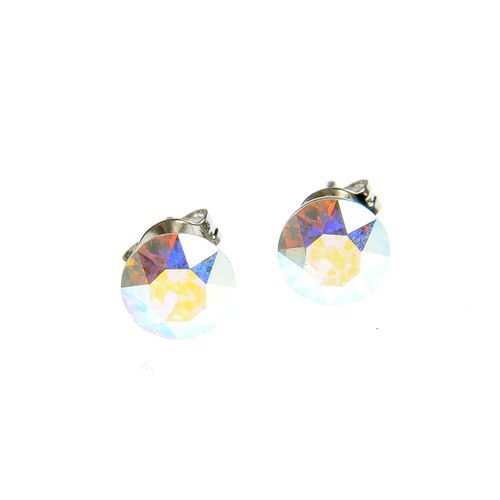 Cercei cu cristal swarovski holografic