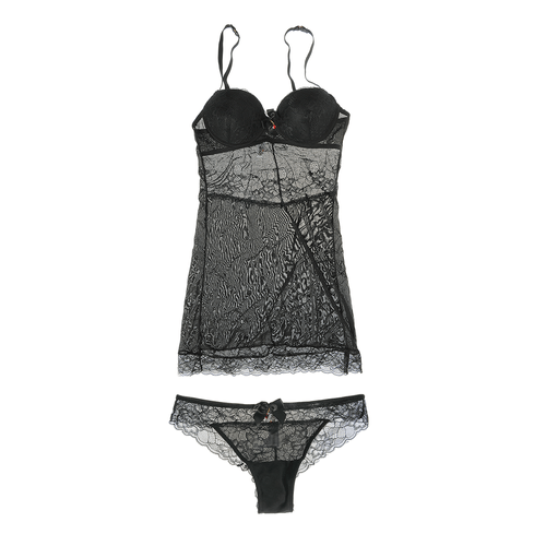 Set seducator lenjerie intima neagra