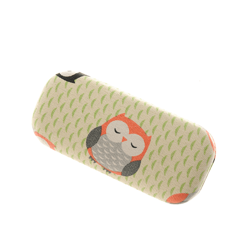 Etui rigid, imprimeu bufnite