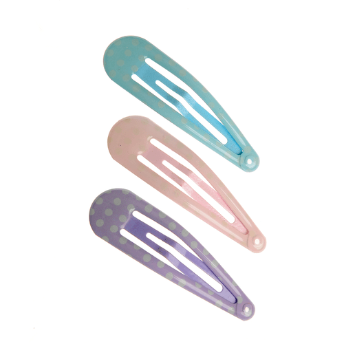 Set 3 agrafe par, cu buline