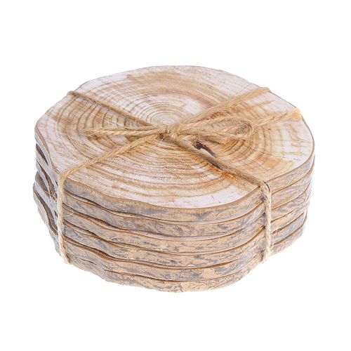 Set 6 suporti pahar, rustici