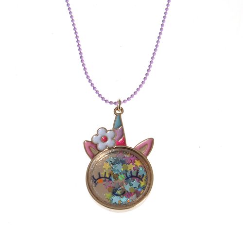 Colier fetite, cu pandantiv unicorn - colier fetite, cu pandantiv unicorn