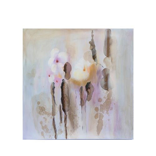Tablou floral, nuante calde