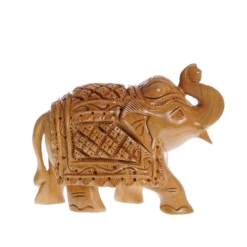 Statueta elefant, din lemn netropical