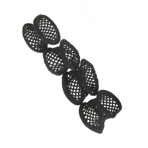Set 4 elastice din plasa, negre