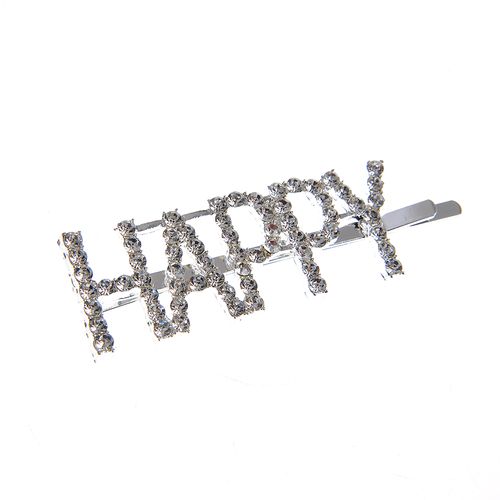 Agrafa argintie, happy