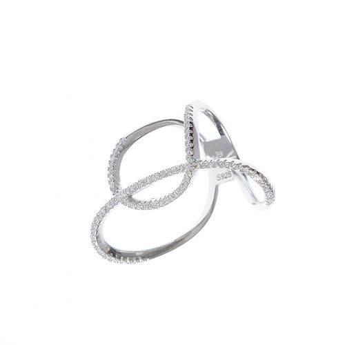 Inel argint, design modern