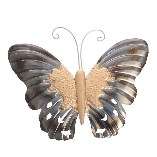 Tablou creativ, fluture metalic