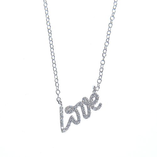 Colier argint, love