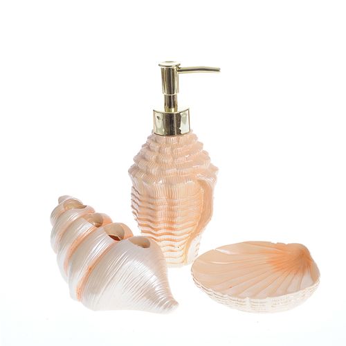 Set accesorii de baie, decor marin
