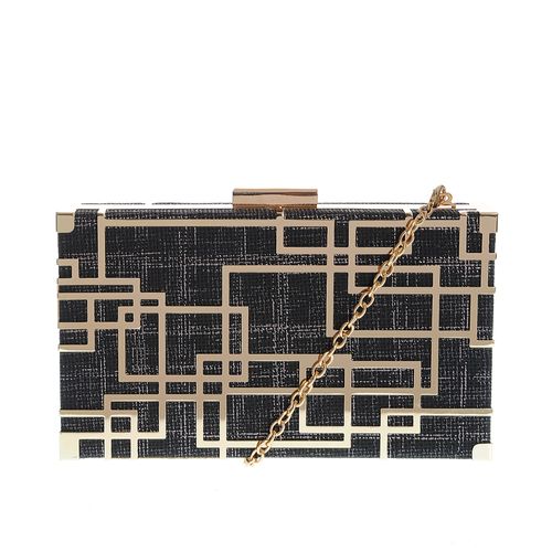 Clutch cu aplicatii aurii