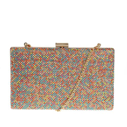 Clutch cu paiete colorate