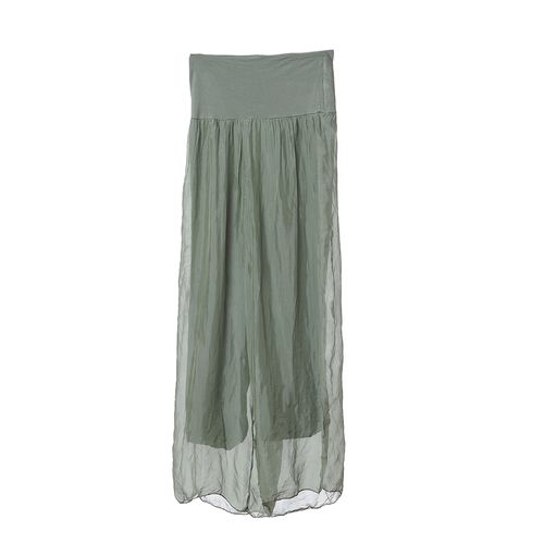 Pantaloni largi, matase l