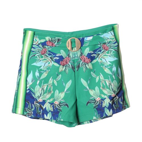 Pantaloni scurti, cu flori