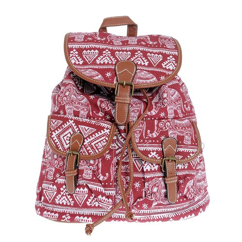 Rucsac grena, model cu elefanti