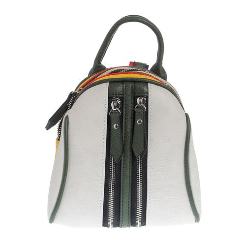 Rucsac midi chic, cu fermoare